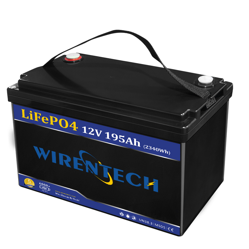 UL 1973 12V 190Ah 195Ah Scrubbers Power Générateur de démarrage électrique Balayeuses récréatives Batterie au lithium IP67